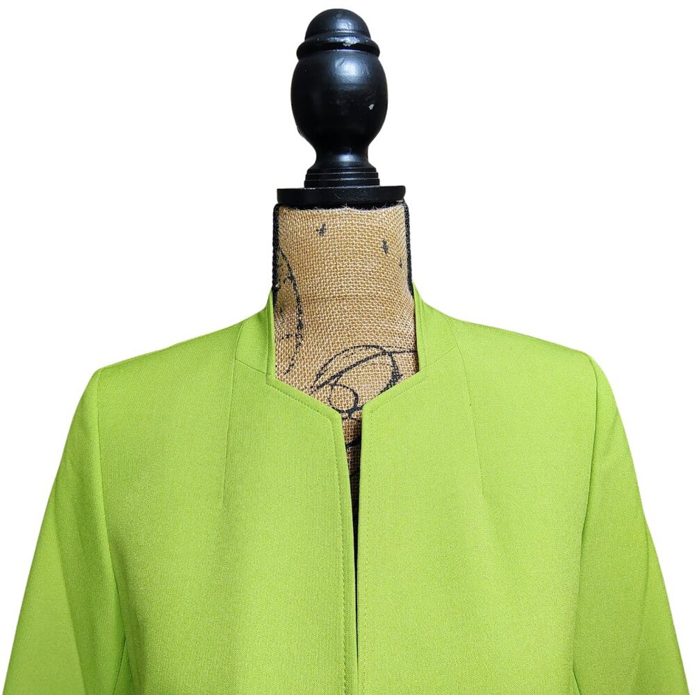 Evan-Picone Black Label Kiwi Crepe Blazer Jacket 6 NWT - Picture 4 of 12